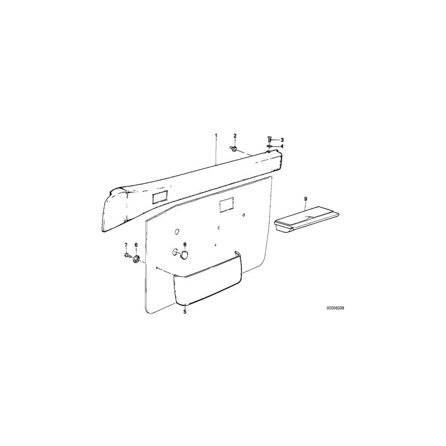 Genuine BMW 51411889492 E23 E24 E28 Blind Plug (Inc. 735i, 525i & 520i)