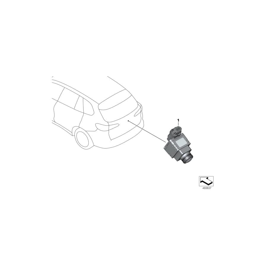 Genuine BMW 66559471212 G05 G20 G29 Reversing Camera (Inc. 320i, X7 M50iX & Z4 M40i)