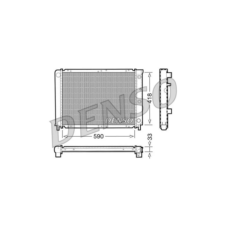 DENSO DRM33032 Engine Radiator