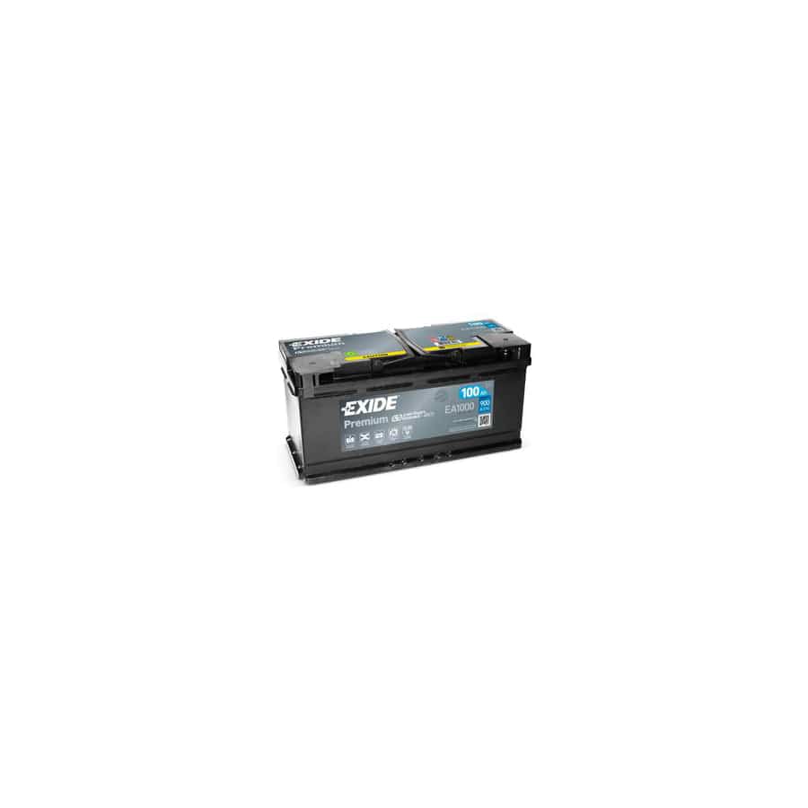 Exide EA1000 Premium Car Battery 12V 100AH - 017TE | ML Performance UK Car Parts
