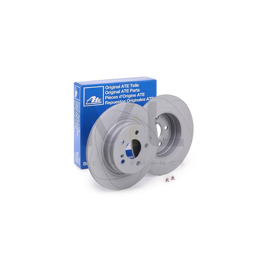ATE PowerDisc 24.0310-0328.1 Brake Disc Solid, Coated, with bolts/screws - 1 piece
