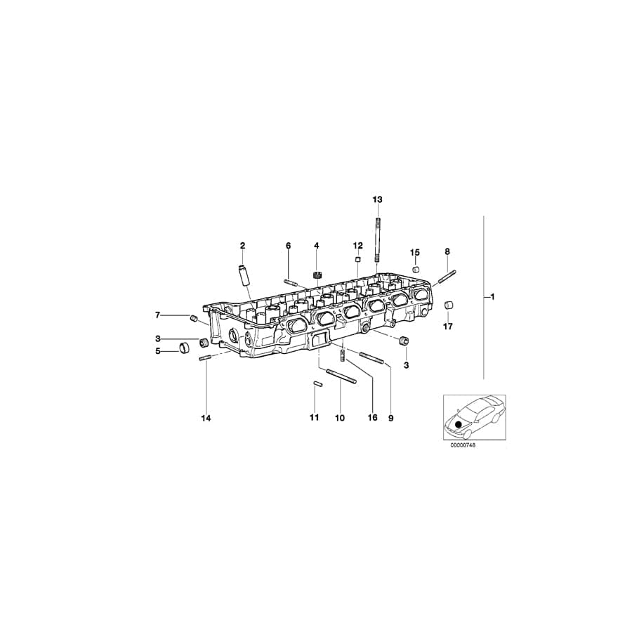 Genuine BMW 11121402663 E36 E46 E86 Screw Plug M24X1,5 (Inc. M3 CSL, Z3 M & Z4 M3.2)