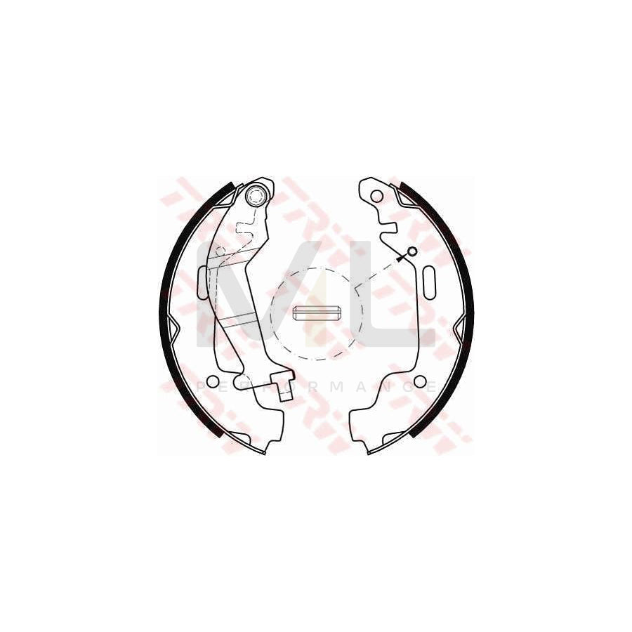 TRW GS8468 Brake Shoe Set