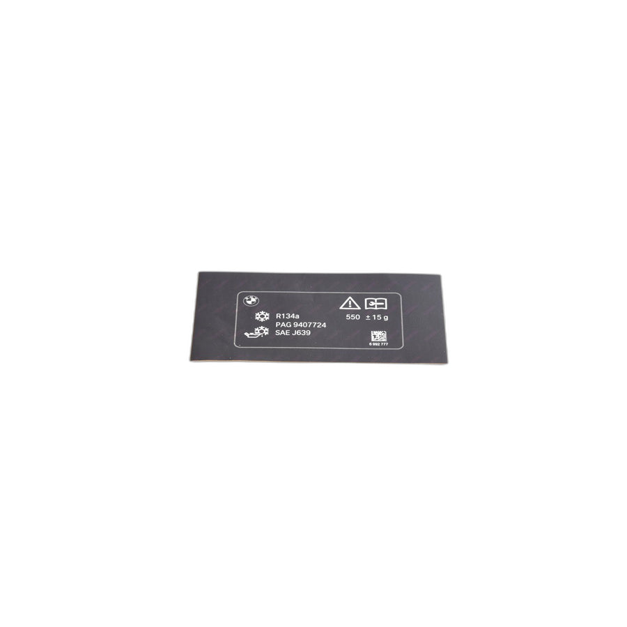 Genuine BMW 71236992777 E88 F21 E82 Label, Coolant 550+/-15G (Inc. 125d, 120dX & 118d)