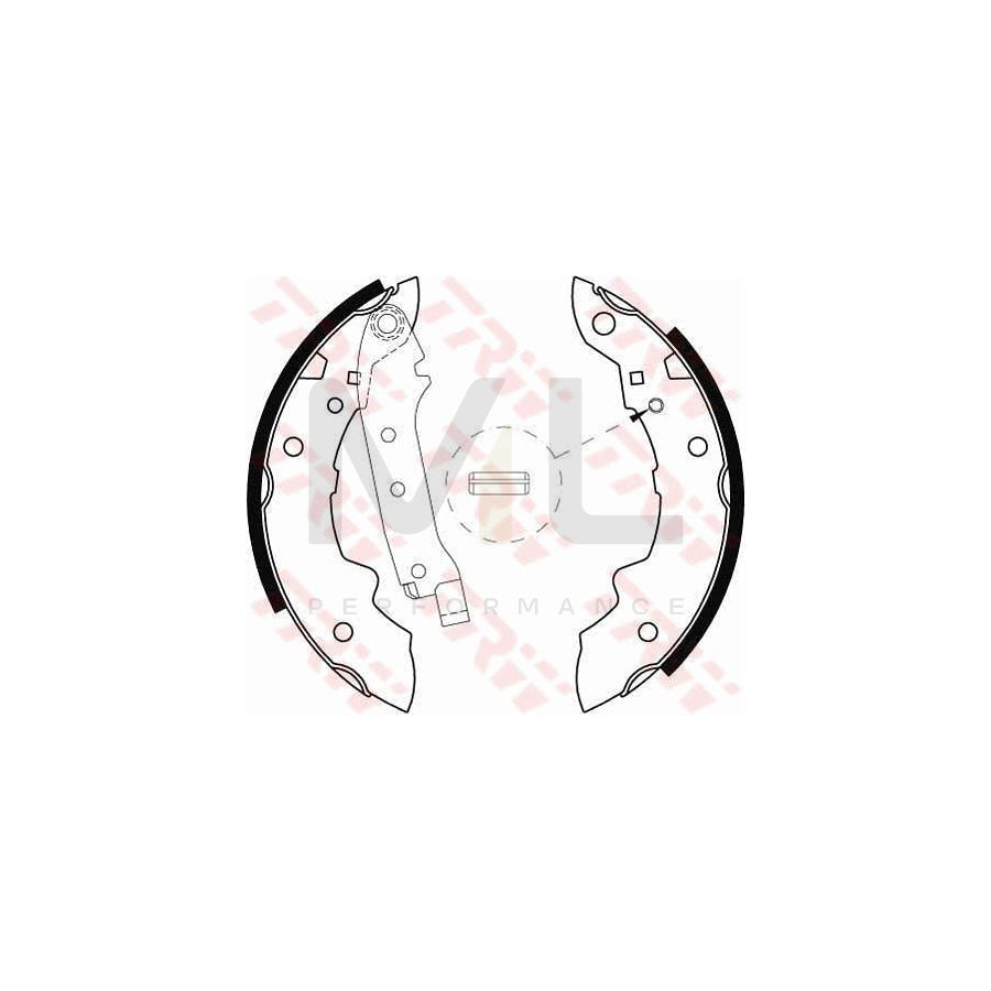 TRW GS8057 Brake Shoe Set
