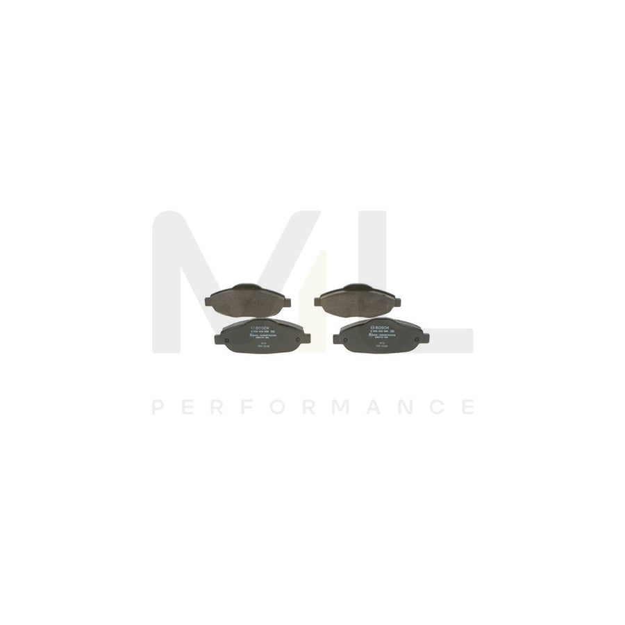 Bosch 0986495266 Brake Pad Set With Anti-Squeak Plate