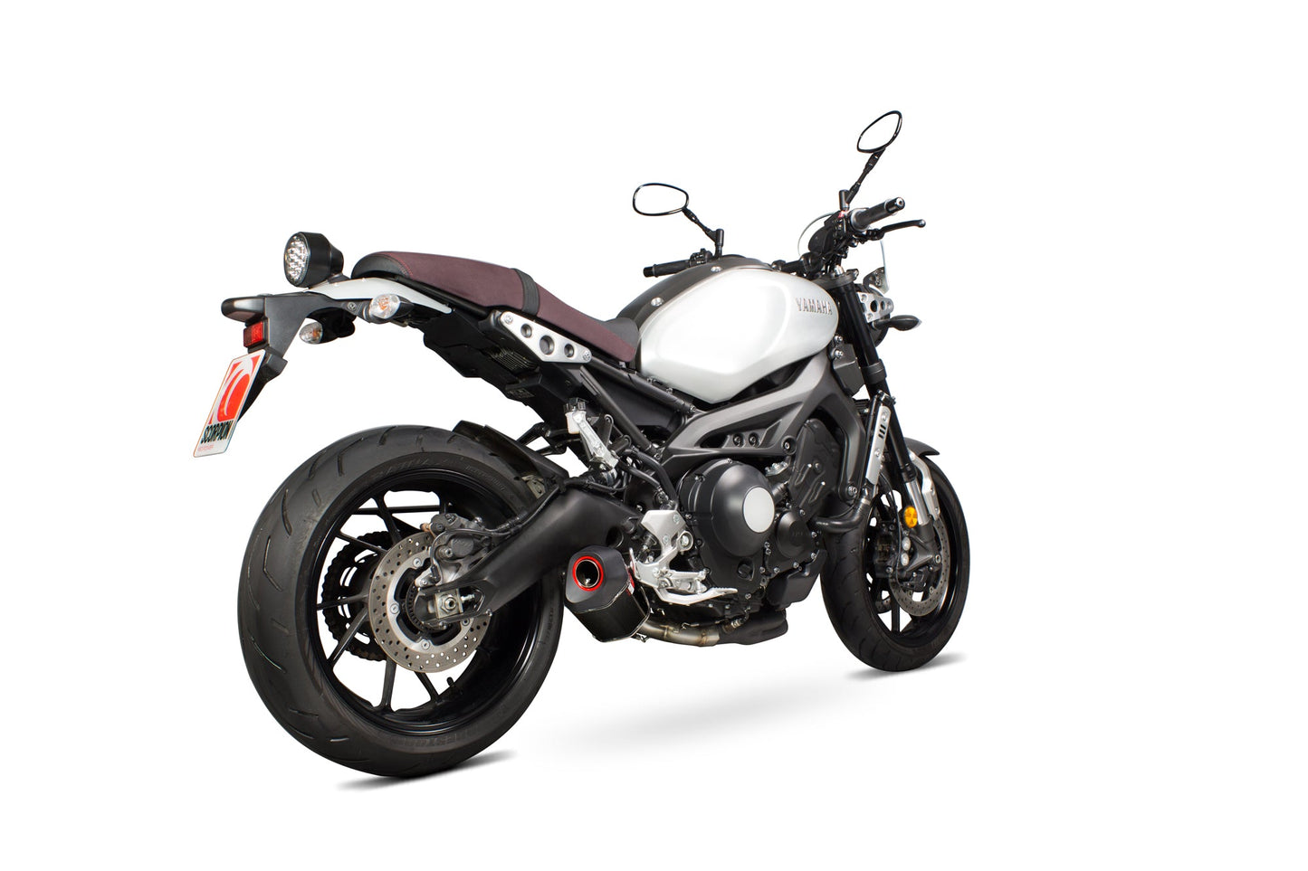 Scorpion RYA107CEO Yamaha XSR900 Serket Parallel Slip-On - Carbon fibre sleeve | ML Performance UK UK