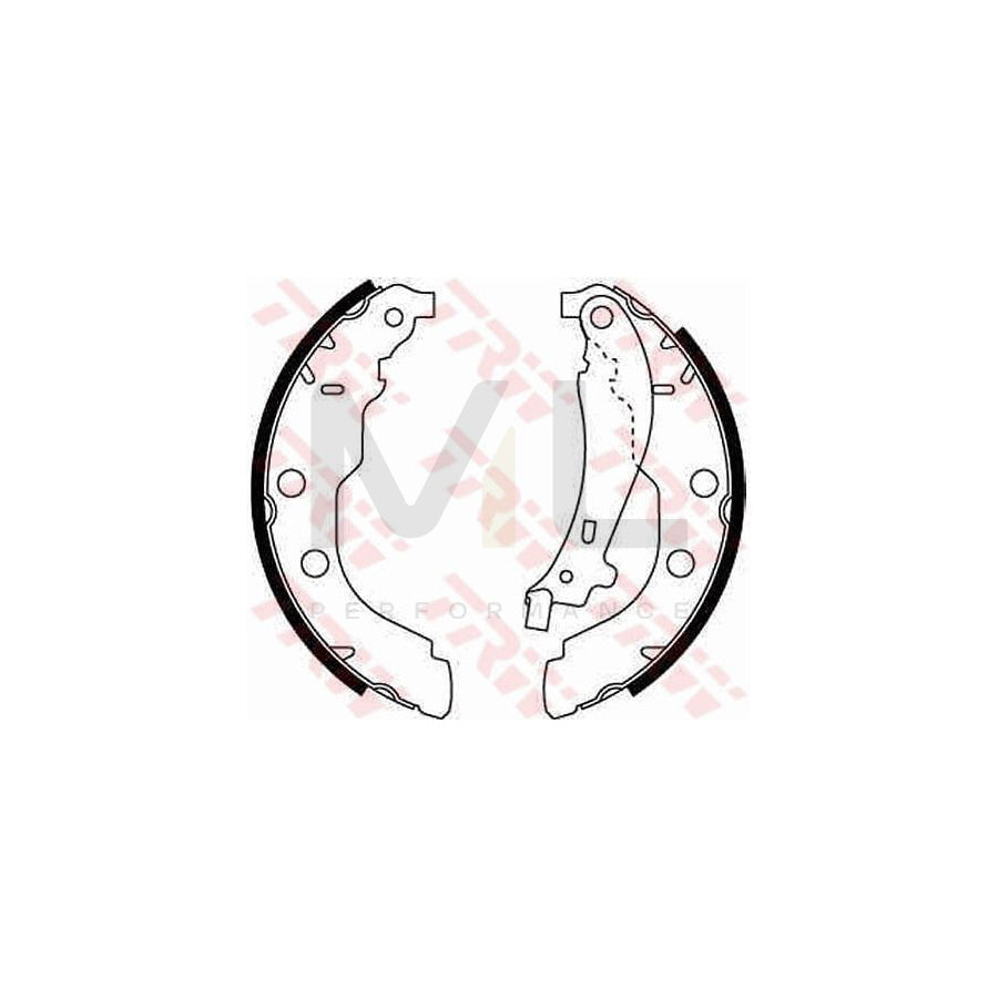 TRW GS8617 Brake Shoe Set
