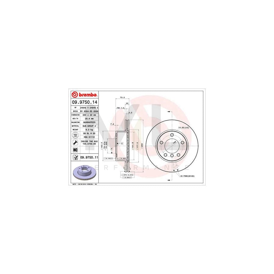 brembo-09-9750-14-brake-disc-for-bmw-1-series-internally-vented-high-carbon-with-bolts-screws
