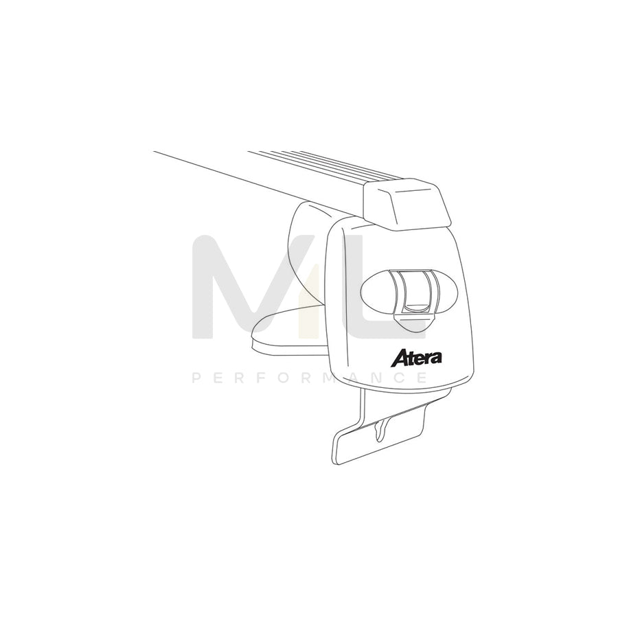 Atera Signo 044200 Roof bars for NISSAN Qashqai / Qashqai+2 I (J10, NJ10) for cars without rails, 137 cm, 75 kg, Steel