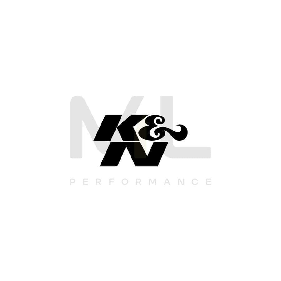 K&N 89-0002 Decal/Sticker Die Cut Black