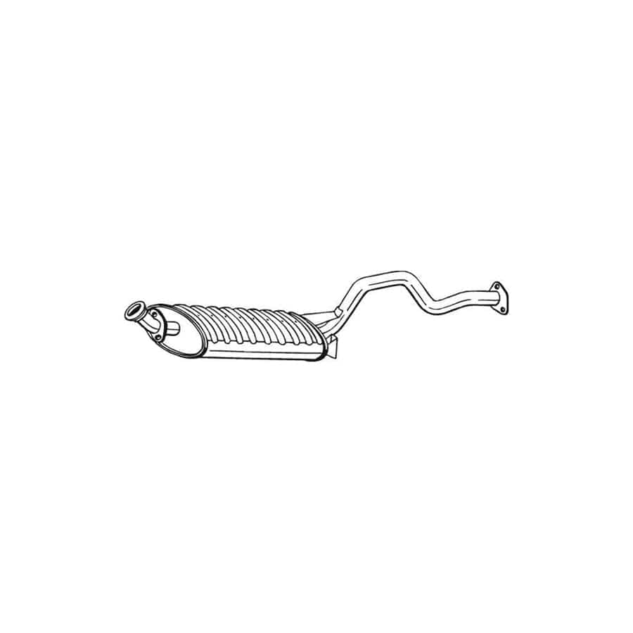 Bosal 278-557 Middle Silencer for Mitsubishi Pajero / Shogun
