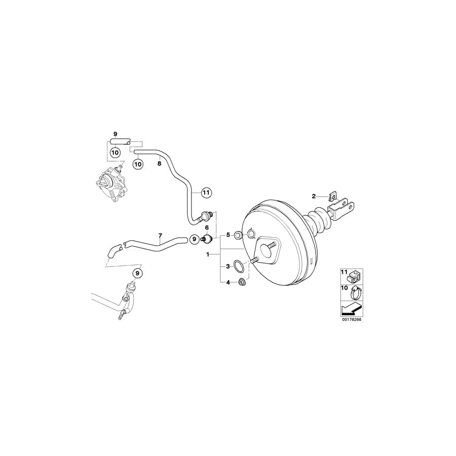 Genuine BMW 34336779681 E85 E86 Brake Servo Unit (Inc. Z4)