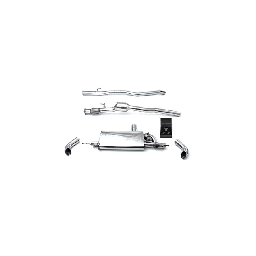 Armytrix MBX72-C Stainless Steel Valvetronic Catback Exhaust System Dual Carbon Tips Mercedes-Benz GLB250 2.0L X247 2019+