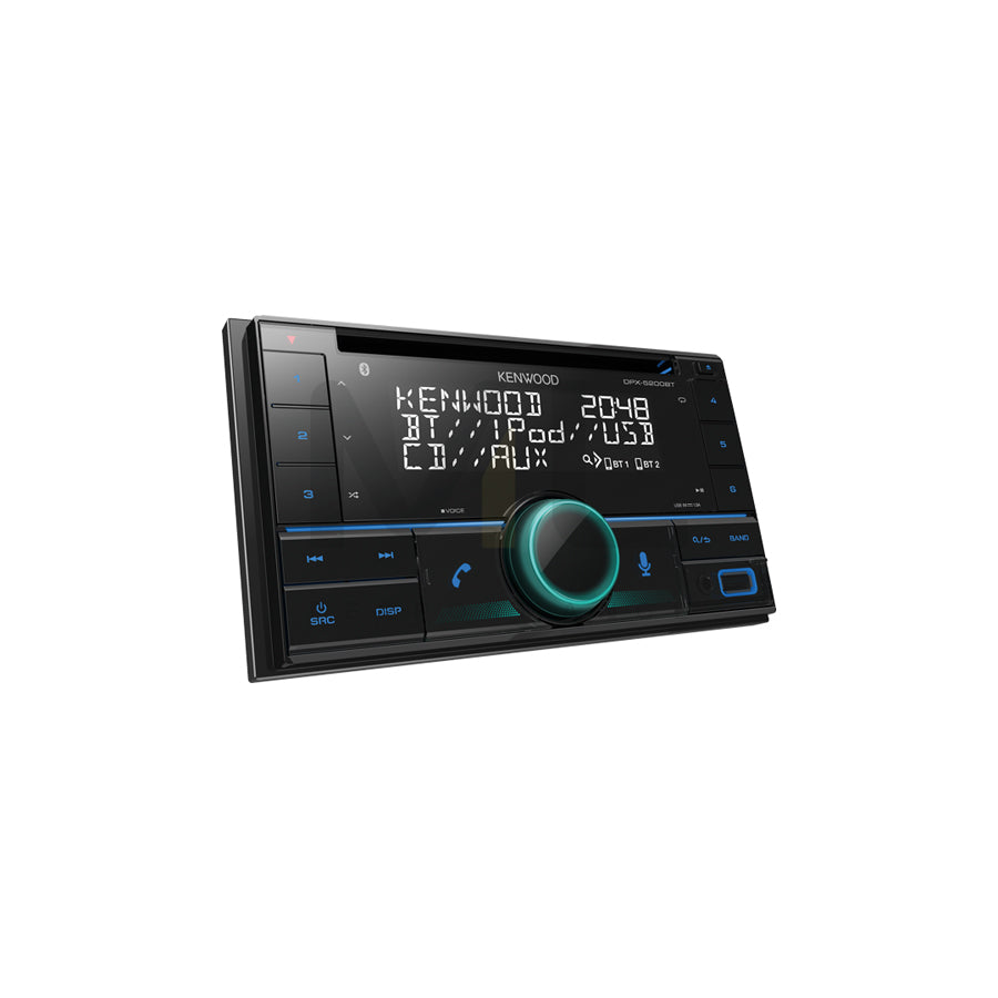 KENWOOD DPX-5200BT Car stereo Amazon Alexa ready, CD/USB, Spotify, 2 DIN, Made for iPhone/iPod, LCD, 14.4V, AAC, FLAC, MP3, WAV, WMA