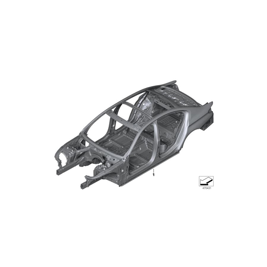 Genuine BMW 41129851325 F90 G30 G31 Bracket Acsm, Front (Inc. 530d, 520dX & 620d)