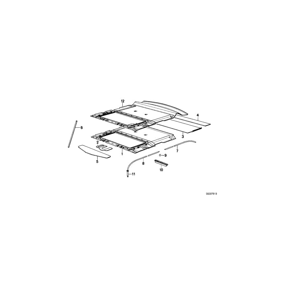 Genuine BMW 51481859391 E24 Sound Insulating Cover (Inc. M635CSi, 630CSi & 635CSi)
