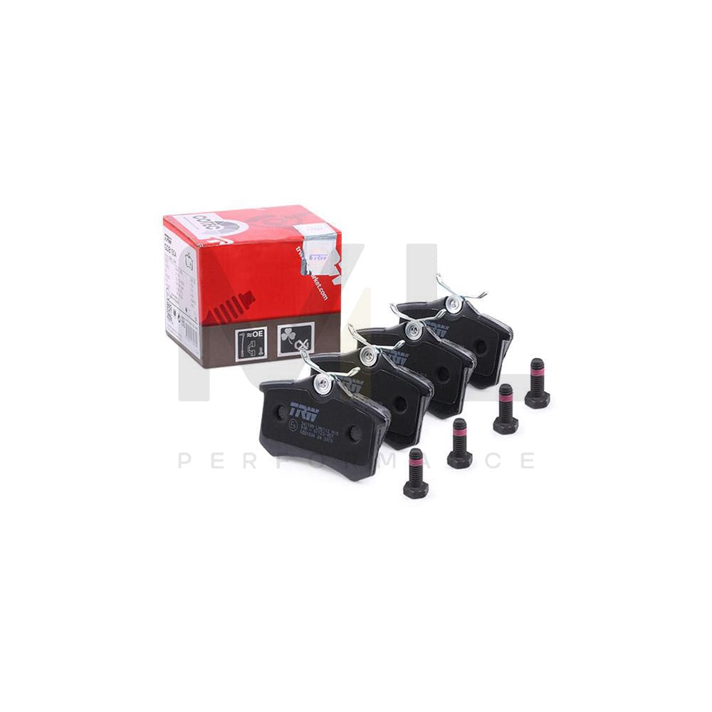 TRW Cotec Gdb1504 Brake Pad Set Not Prepared For Wear Indicator, With Brake Caliper Screws