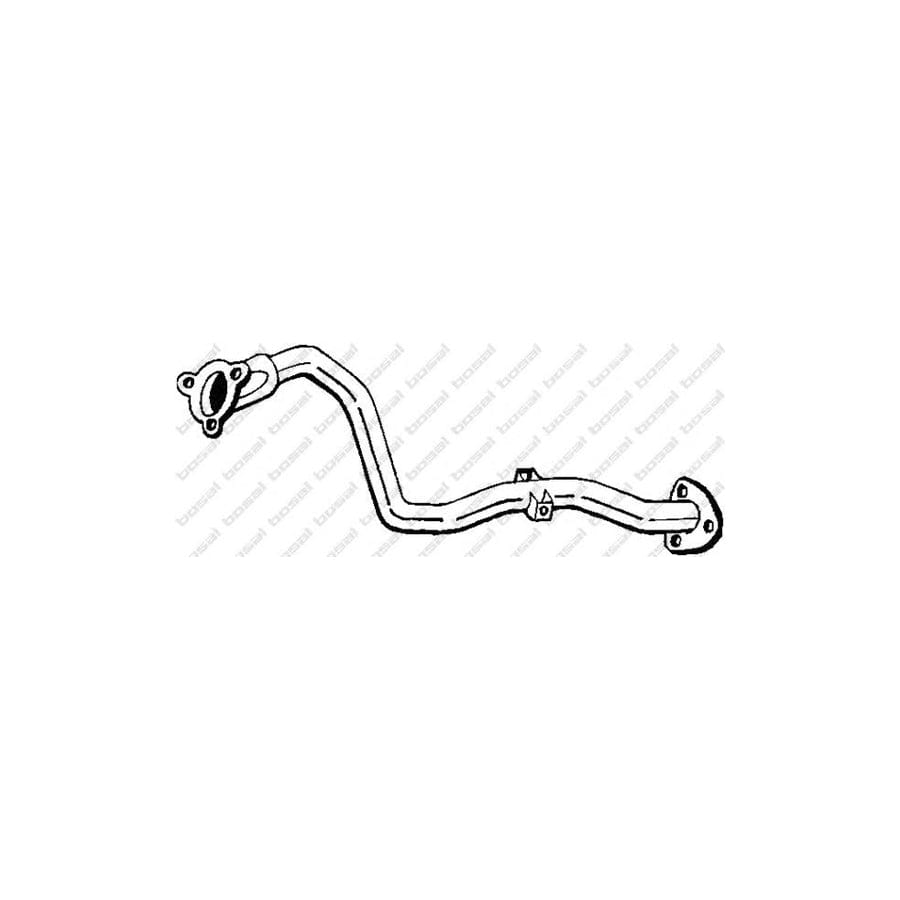 Bosal 801-121 Exhaust Pipe for Audi A6