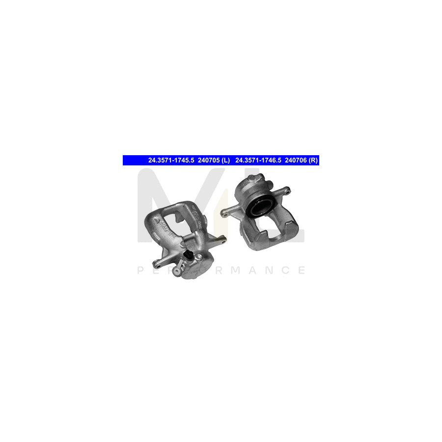 ATE 24.3571-1746.5 Brake Caliper for PEUGEOT 407 without holder