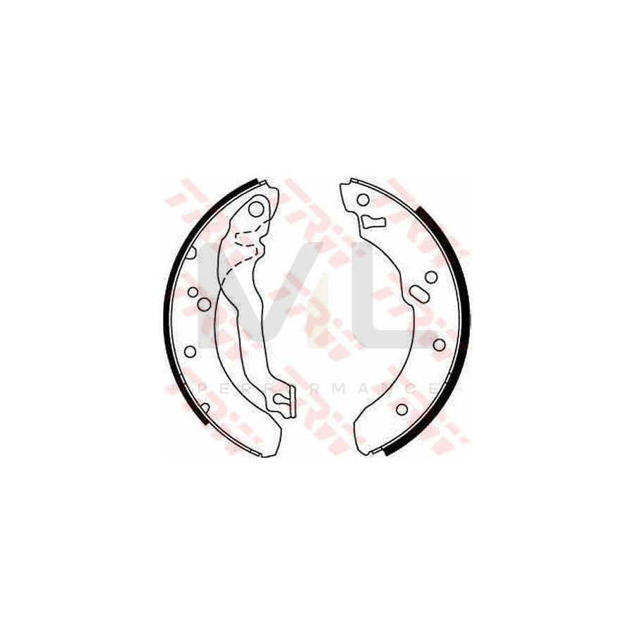 TRW GS6229 Brake Shoe Set for FORD Escort Mk4 Hatchback (GAF, AWF, ABFT)