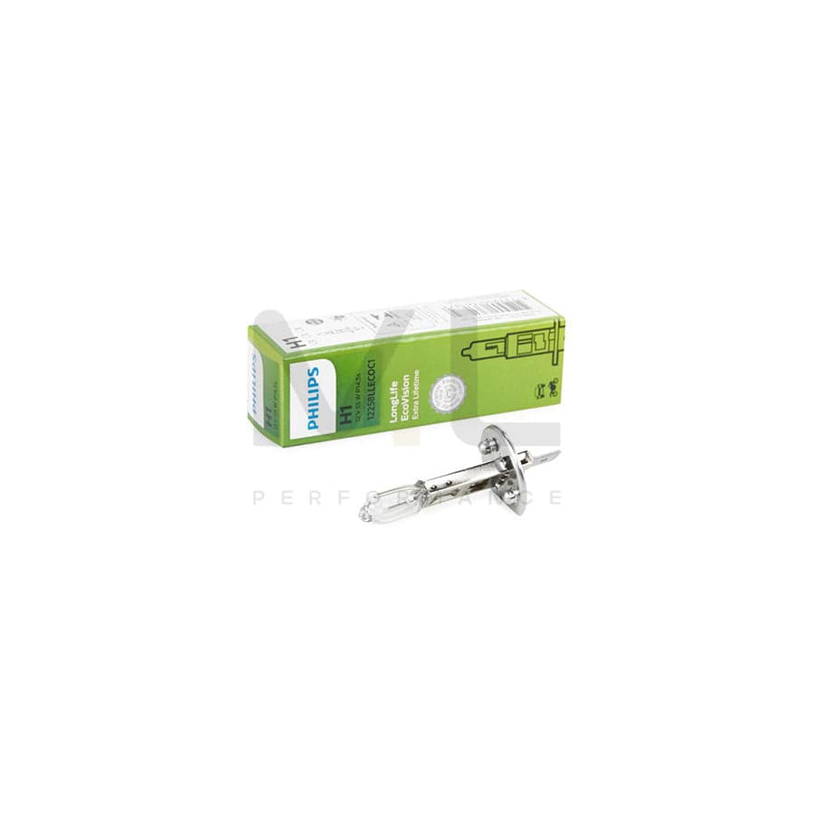 PHILIPS LongLife EcoVision 12258LLECOC1 Bulb, spotlight H1 12V 55W P14,5s 3000K Halogen