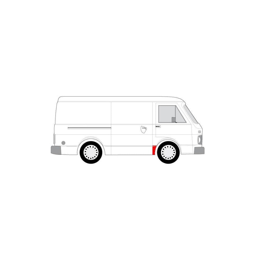 Blic 6504-03-9560322P Wing Fender for VW Lt