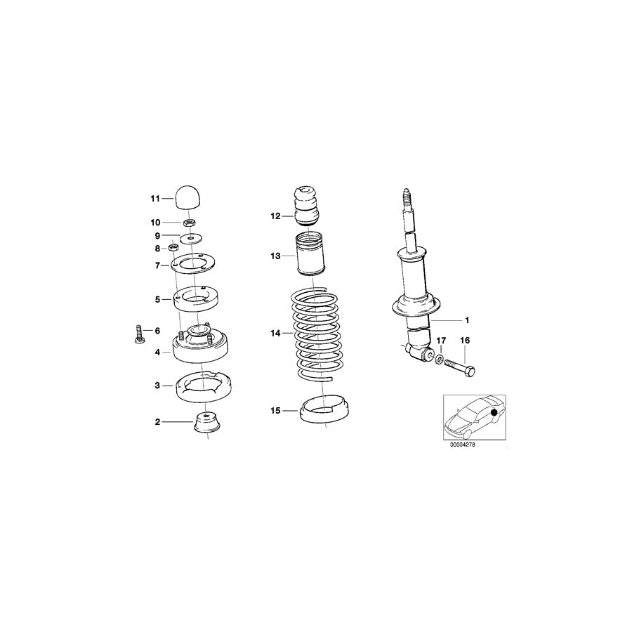 Genuine BMW 33521129567 E32 E34 E24 Washer-Gasket (Inc. M5, M5 3.8 & 730i)