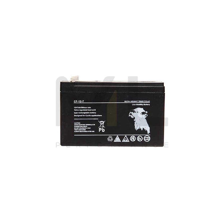 Lion VRLA 12V 7Ah Sealed Battery (Spade)