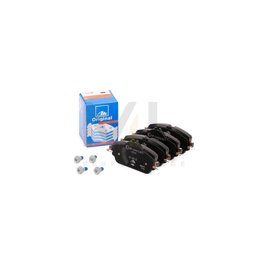 ATE 13.0460-2792.2 Brake pad set excl. wear warning contact, prepared for wear indicator, with brake caliper screws