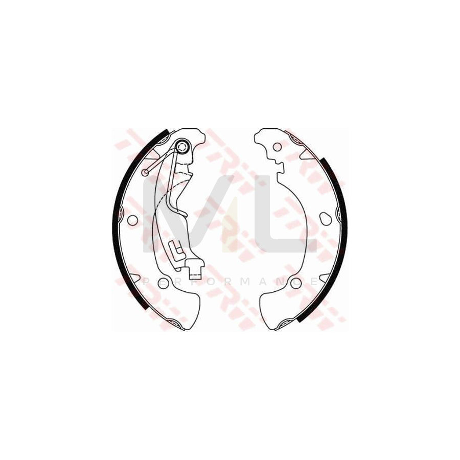 TRW GS8488 Brake Shoe Set