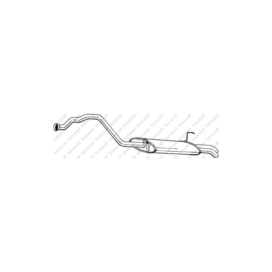 Bosal 283-019 Rear Silencer for Audi 80