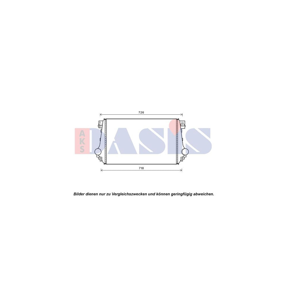 AKS Dasis 047029N Intercooler for VW Amarok Pickup (2Ha, 2Hb, S1B, S6B, S7A, S7B)
