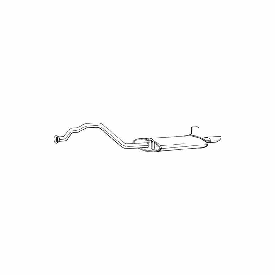 Bosal 283-017 Rear Silencer for Audi 80