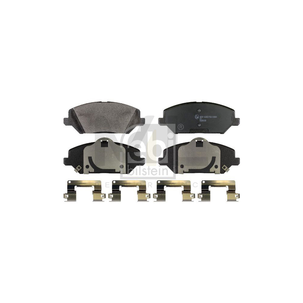 Febi Bilstein 170637 Brake Pad Set Front Axle, With Acoustic Wear Warning, With Attachment Material | ML Performance Car Parts