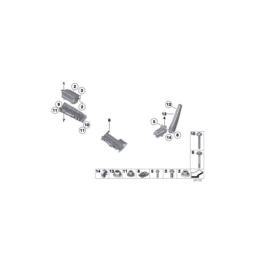 Genuine BMW 07147117914 E85 E86 Fillister Head Screw (Inc. Z4 3.0si, Z4 2.5i & Z4 3.0i)