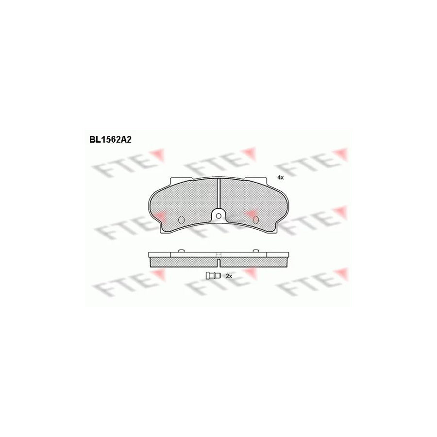 FTE Bl1562A2 Brake Pad Set