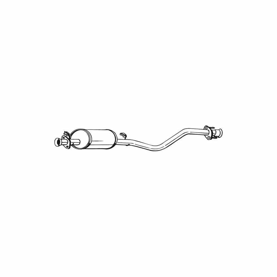 Bosal 282-855 Middle Silencer for Land Rover Defender