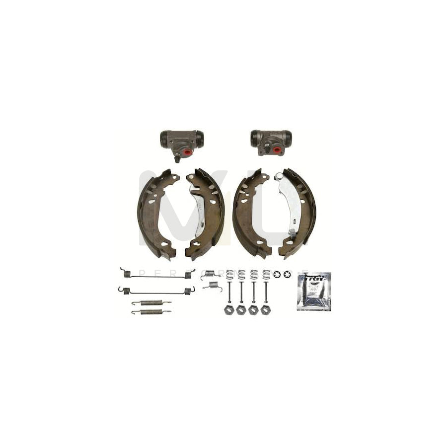 TRW BK1048 Brake Shoe Set for RENAULT 19 with wheel brake cylinder, Brake Kit
