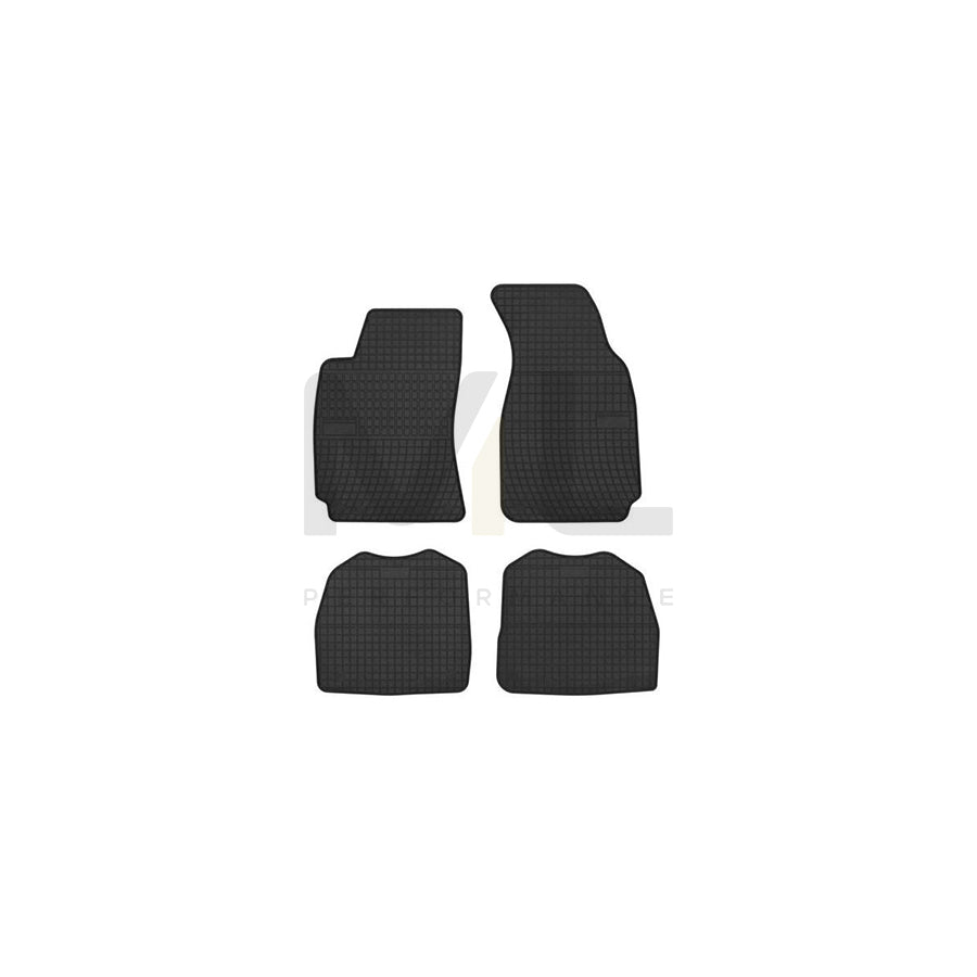 FROGUM Tailored 401778 Floor mat set for SKODA Superb I Saloon (3U4) Elastomer, Front and Rear, Quantity: 4, Black, (LHD)