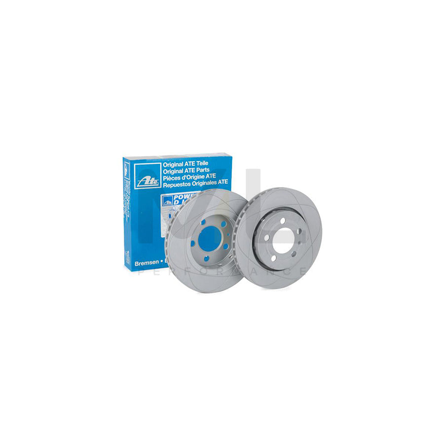 ATE PowerDisc 24.0322-0163.1 Brake Disc Vented, Coated, High-carbon - 1 piece