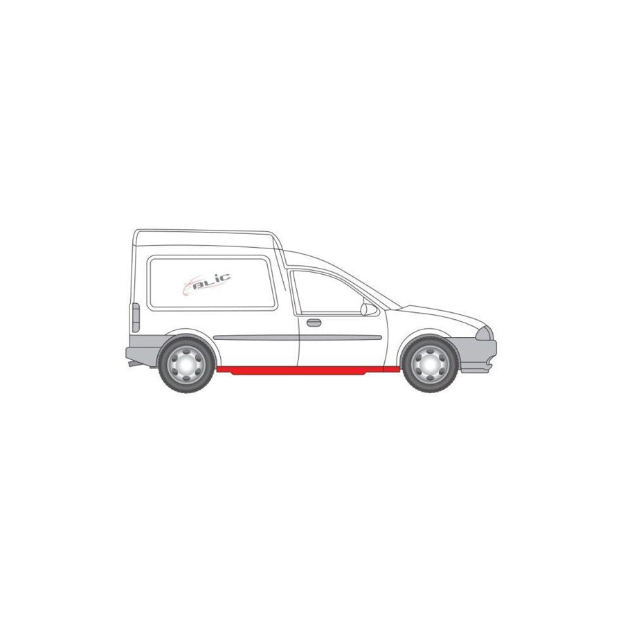 Blic 6601-01-5535832P Repair Panel For Peugeot 405