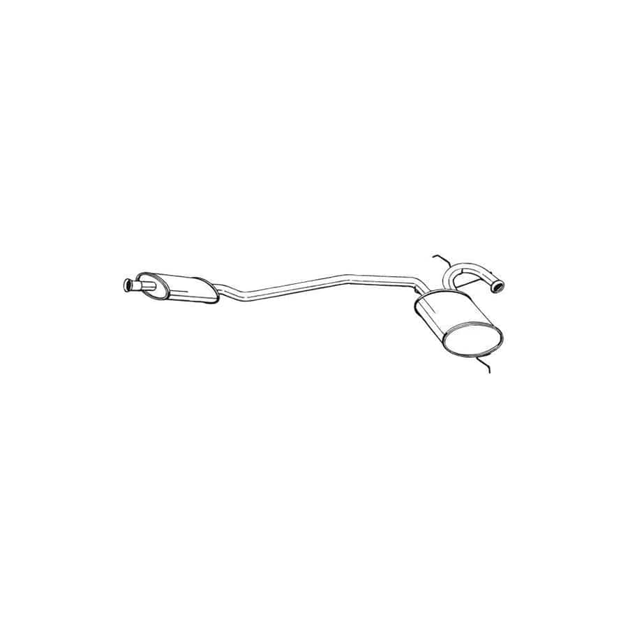 Bosal 283-213 Middle Silencer for Renault 19