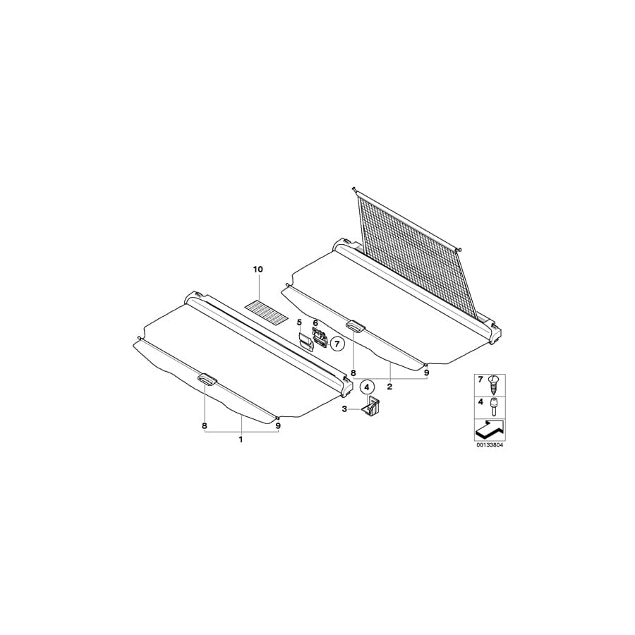 Genuine BMW 51477002022 E83 Plastic Film 72 STCK. (Inc. X3)