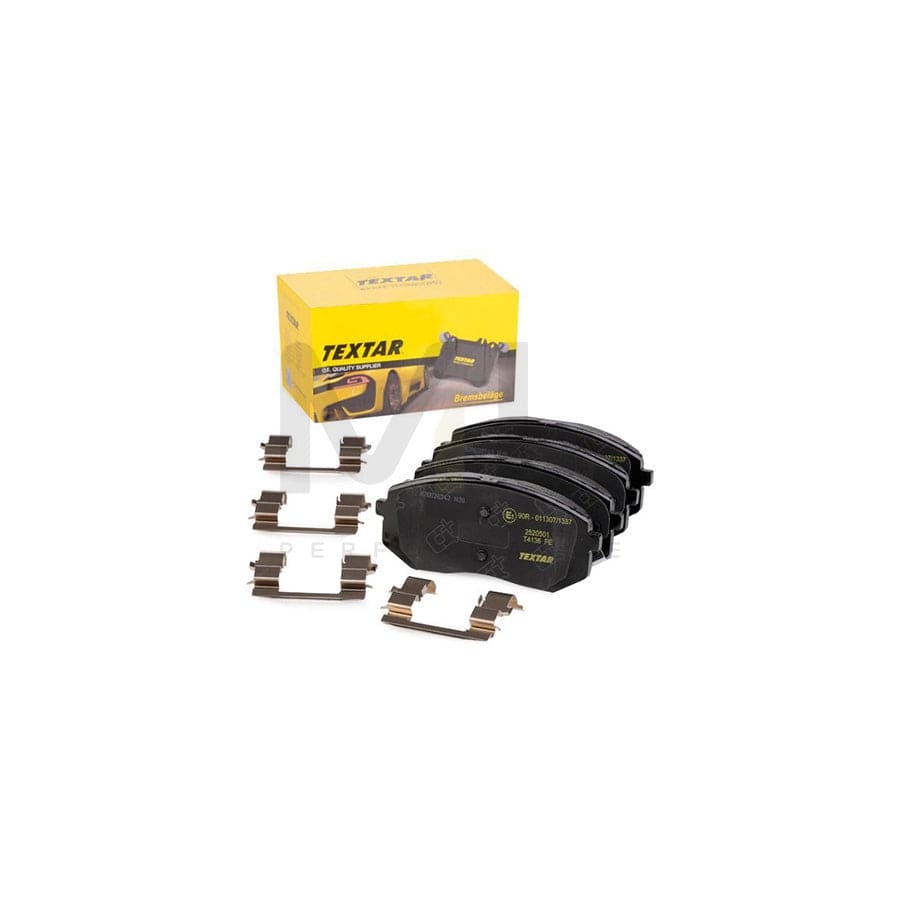 TEXTAR 2520501 Brake pad set with acoustic wear warning