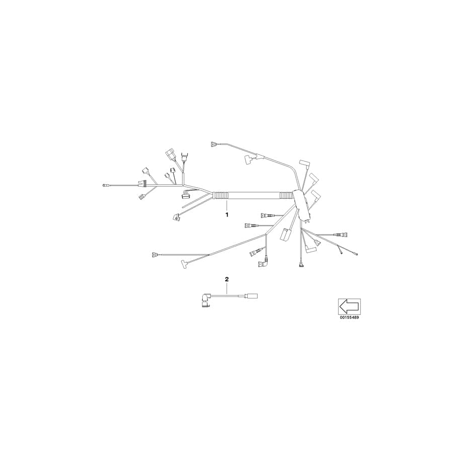 Genuine BMW 12517787558 E46 Engine Wiring Harness Dde (Inc. 320d & 320td)