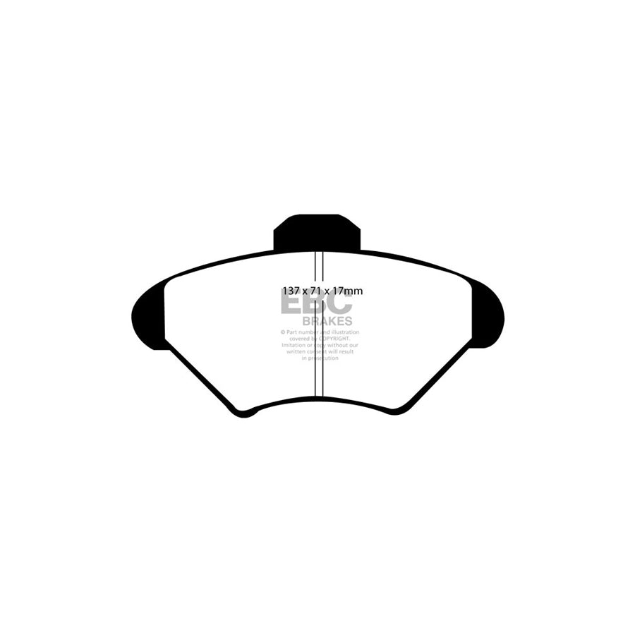 EBC PDKF781 Ford Thunderbird Ultimax Front Brake Pad & Plain Disc Kit 2 | ML Performance UK Car Parts