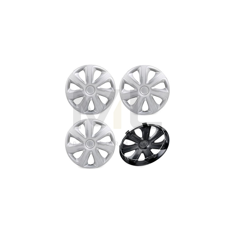 ARGO 14 LIVORNO CARBON Wheel trims 14 Inch Silver/Carbon