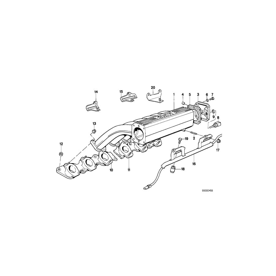 Genuine BMW 12511719560 E32 Cable Harness Oil Level/Alternator (Inc. 750i & 750iL)