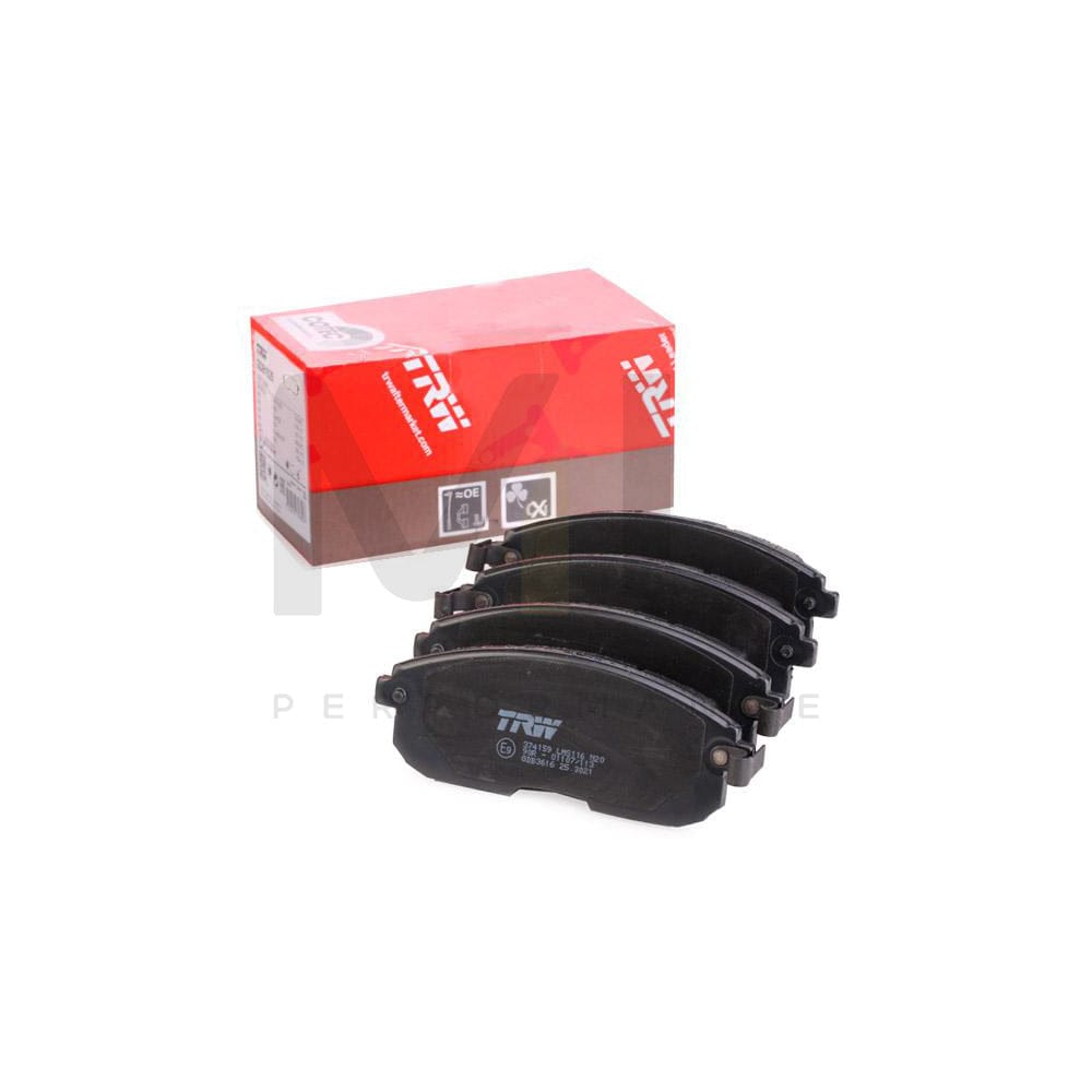 TRW Gdb3616 Brake Pad Set With Acoustic Wear Warning